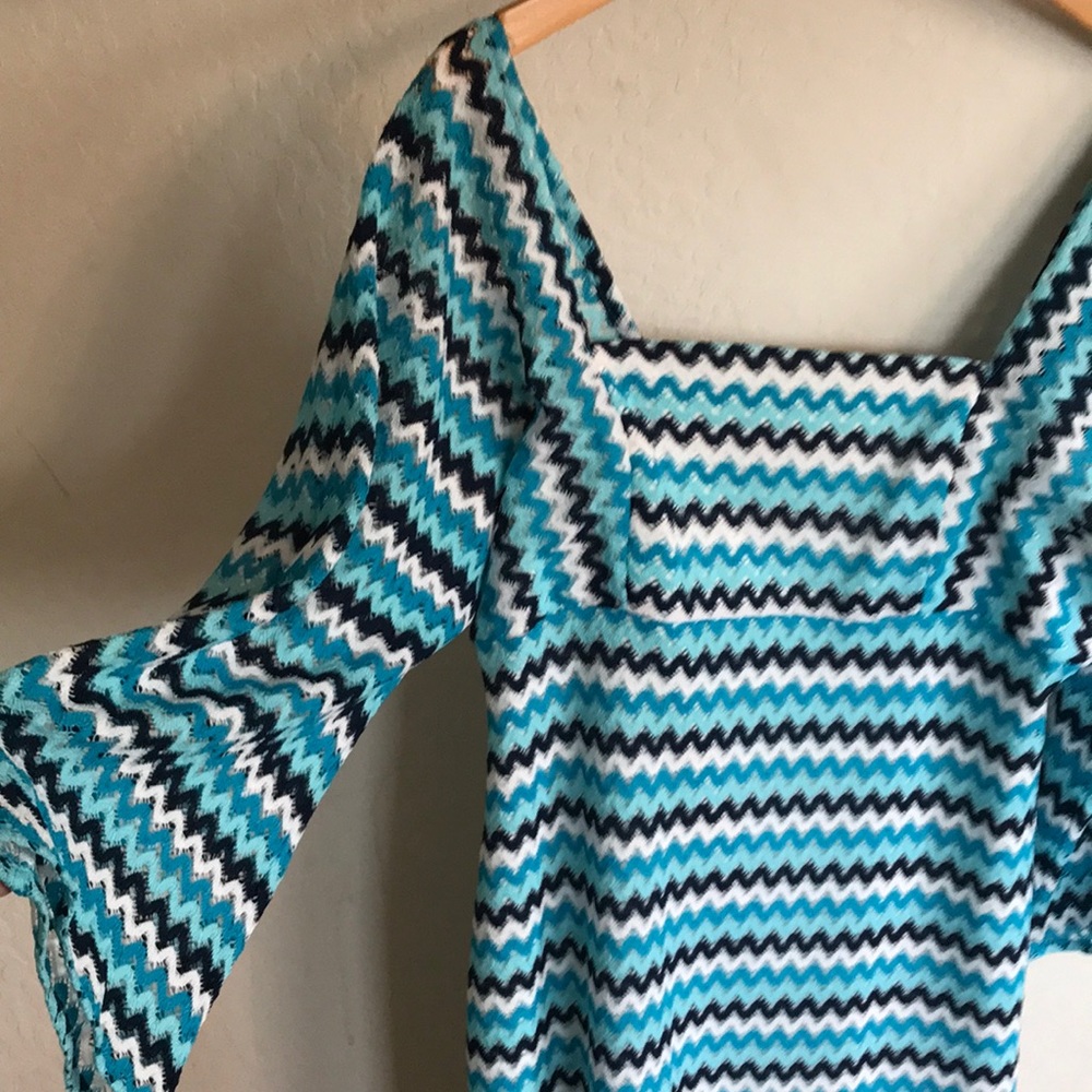 Trina Turk aqua dress